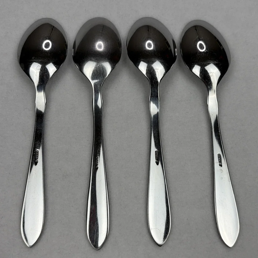 Oneida Simba-Jacqueline Stainless Steel Soup Spoons Set of 4